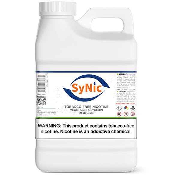 SyNic™ Nicotine 250mg/ml Tobacco Free Nicotine SyNic 2.5 Gallon Vegetable Glycerin 