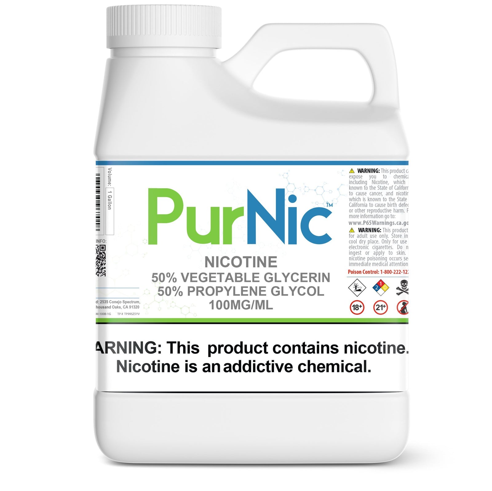 PurNic Nicotine 100mg/mL | Nicotine River PurNic Nicotine 100mg/mL | Nicotine River