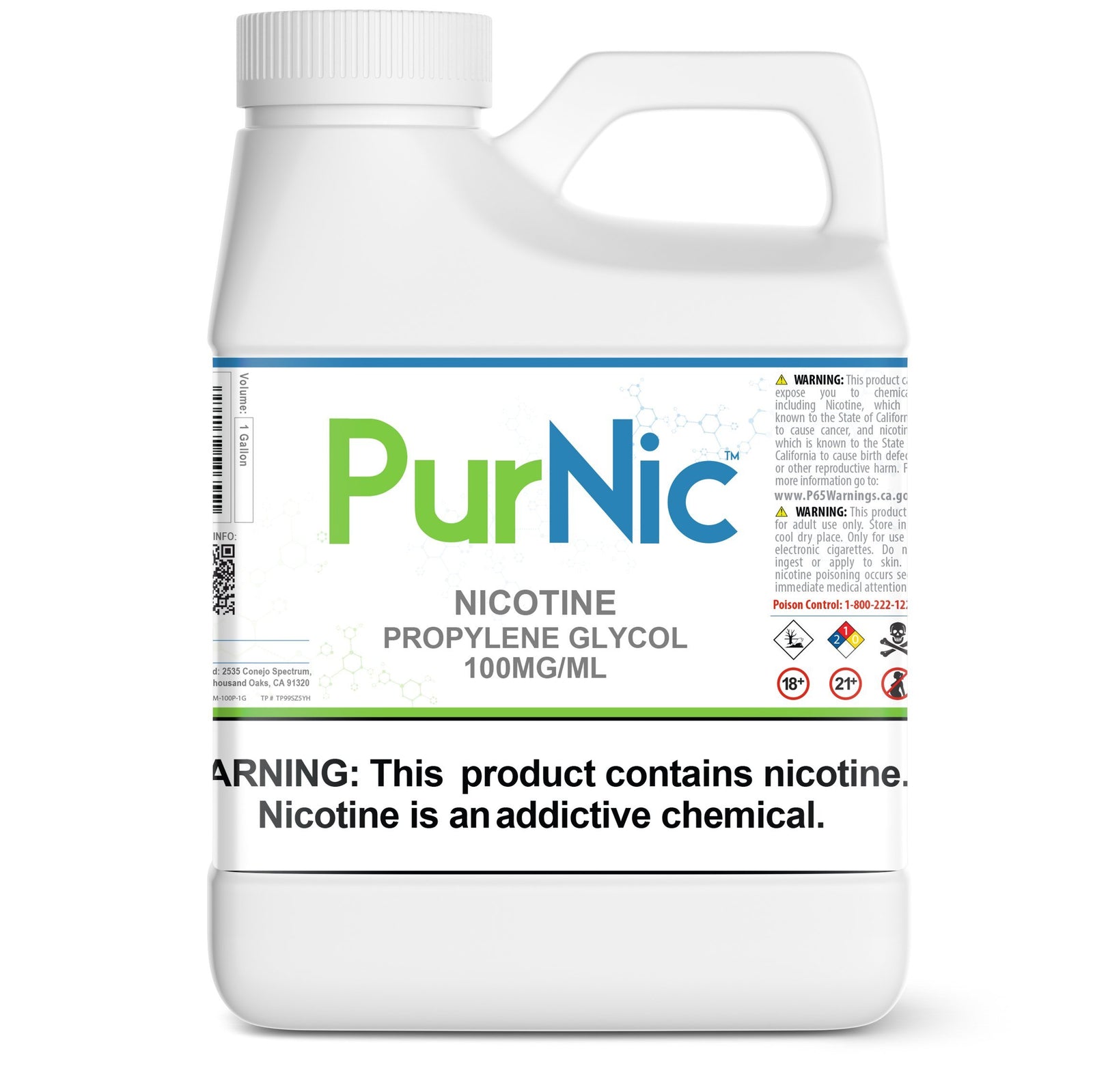 PurNic Nicotine 100mg/mL | Nicotine River PurNic Nicotine 100mg/mL | Nicotine River